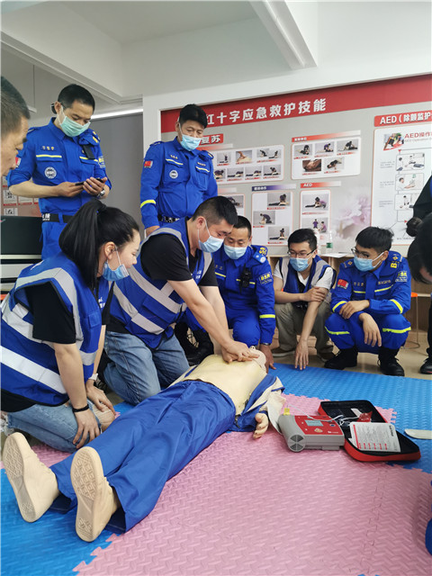 徐州市云龍區(qū)應急救護培訓基地心肺復蘇