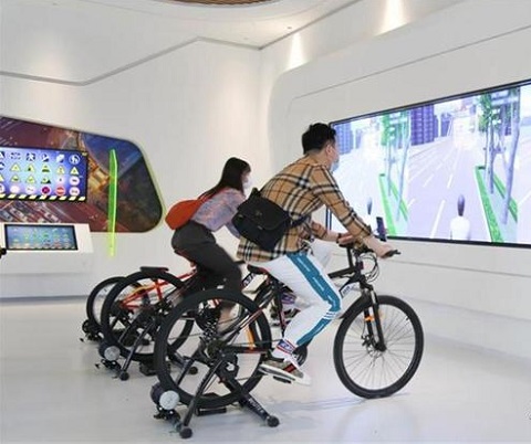 交通安全體驗(yàn)區(qū),模擬非機(jī)動(dòng)車駕駛