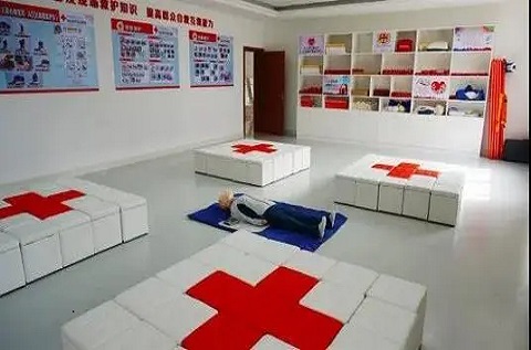 煙臺市萊山區(qū)“共建、共享、共筑”打造紅十字應(yīng)急救護培訓(xùn)基地