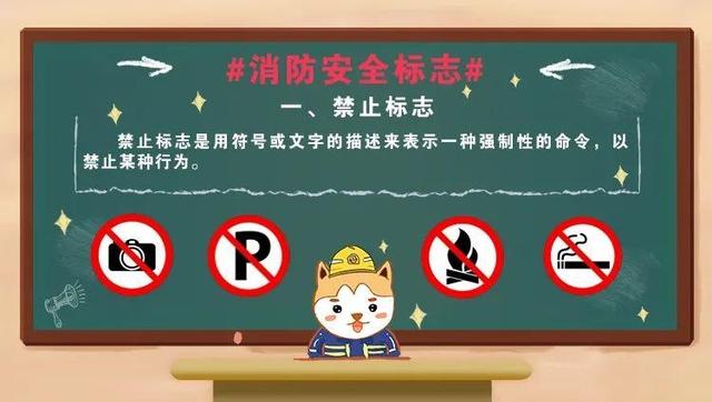 禁止標志,消防安全標志